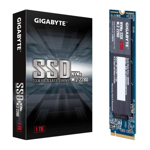GIGABYTE 1TB M.2 2280 PCI-Express 3.0 x4, NVMe 1.3 Internal Solid State Drive SSD - GP-GSM2NE3100TNTD GIGABYTE 1TB M.2 2280 PCI-Express 3.0 x4, NVMe 1.3 Internal Solid State Drive SSD - GP-GSM2NE3100TNTD
